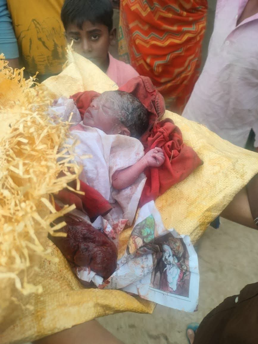 Farrukhabad news सरसों के खेत में मिली लावारिश 'नन्हीं परी', पुलिस बनी देवदूत - पहुंचाया अस्पताल IMG 20260228 WA0368